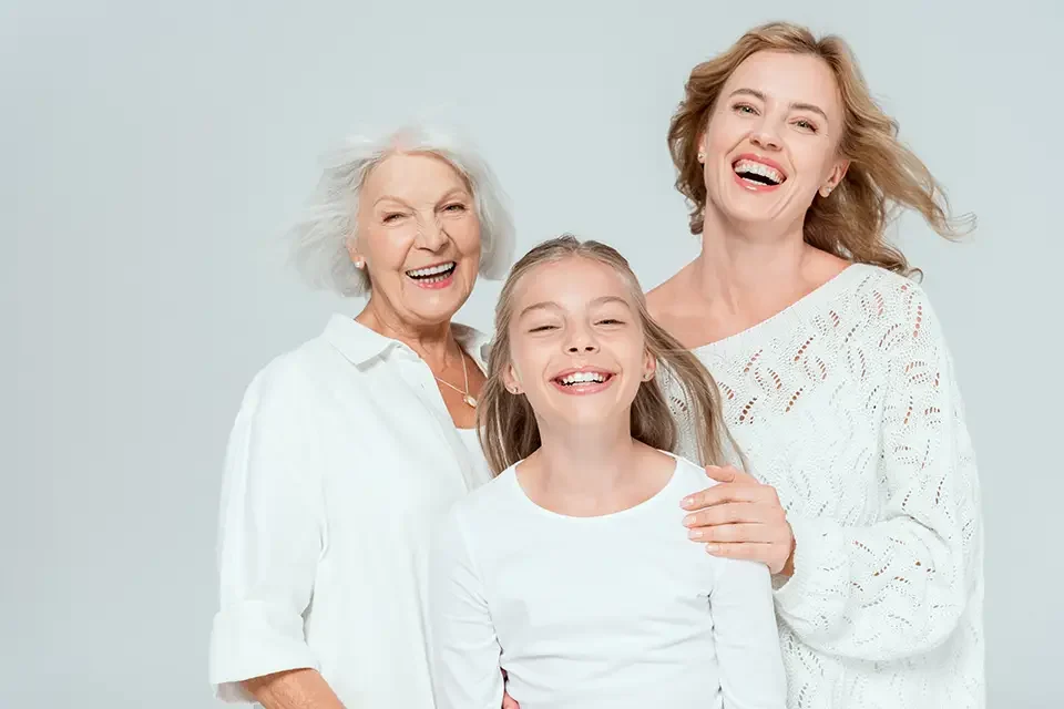 smiling-granddaughter-mother-and-grandmother-look Benefits of Choosing General Dentistry for All Ages