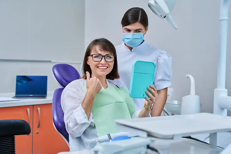 woman-patient-together-with-dentist-patient Why Choose Sunshine Dentistry as Your Dental Office Near Me?